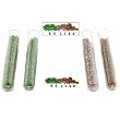 4 Tube Green Purple Brown Silver Lined Glass Seed Beads