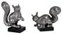 Imax Squirrle Bookends set of 2 5.5x6x4
