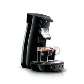 Philips Senseo Viva Caf� HD7825/60 Black Coffee Machine with Pod System