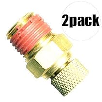 Coilhose Dv04 2 Pk Air Compressor Tank Replacement Air Petcock 1/4 Inch Npt

