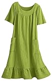 Crinkle Cotton Dress