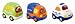 VTech Baby 80-205704 - Tut Tut Baby Flitzer - Set 2 (Bus, Lastwagen und Polizei)