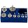ETA hand2mind Stainless Steel Weights, hooked, metric (Set of 9)