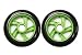 Razor Scooter Replacement Wheels Set with Bearings (black)