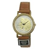 41AI6WCk2%2BL. SL160  Consort Mens CCHM2810:002/01E16XX Vintage American Silver Coin Standing Eagle Leather Strap Watch