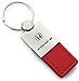 Honda Civic Si Red Leather Car Fob Key Chain Ring