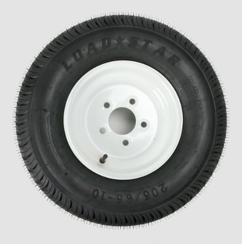 Kenda Trailer Tire/Wheel Assembly - 4-Ply Rated/Load 