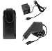 Electronics : Premium Vertical Black Carrying Pouch Leather Case with Clip + Car + Home Travel Charger for Lg Vx9100 Vx-9100 Env2 AX-830 Glimmer Cell Phone