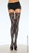 Rose Lace Thigh High Stockings