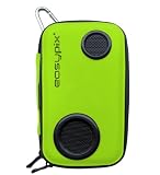 Easypix Soundbox Universal Tasche mit 2 integrierte Lautsprecher grün