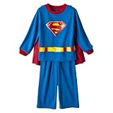 Toddler Boys' Sleepwear Superman Blue 3 pc Pajama Set 3T