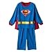 Toddler Boys' Sleepwear Superman Blue 3 pc Pajama Set