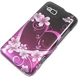 Hard Snap-on Sleeve Plastic With PINK HEART LOVE FLOWERS Design Shield Face ....