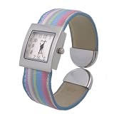 Geneva Platinum Candy Stripe Fashion Watch by Geneva