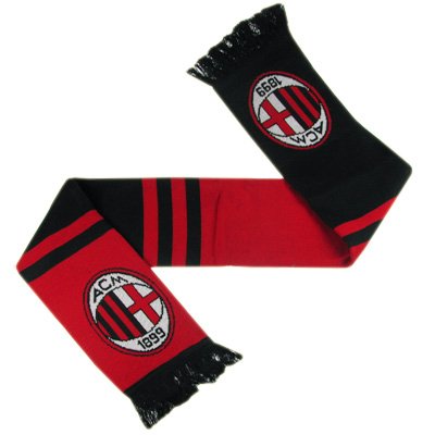 AC Milan Official Serie A Knit Scarf WA