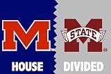Mississippi Rebels and Mississippi State Bulldogs House Divided Entry Mat