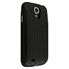 Generic Black TPU Silicone Extended Battery Back Cover Case For Galaxy S4 i9500 Black