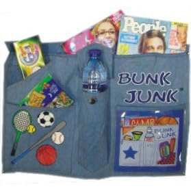 Denim Hanging Bed Caddy