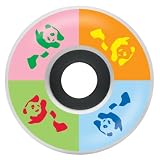 Enjoi Rasta Panda Skateboard Wheels - Set of 4 - 53 mm