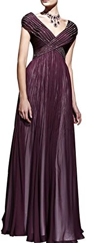 LISTEN TO ME Women's Elegant Sleeveless Low Back Long Formal Dress 18W Purple