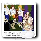 Londons Times Funny Relationships Cartoons - Wet Teeshirt Winner Surprise - Mouse Pads