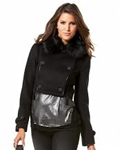 Fur Collared Cropped Jacket