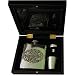 Celtic Oval 6oz Stainless Steel Hip Flask - Gift Set