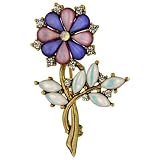 Vintage And Purple Flower Brooches & Pins