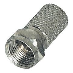 25 x F-Stecker 8,2mm f�r 110-130dB Kabel mit 4fach Schirmung