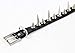 Unisex Genuine Leather Punk Rock Gothic Spikes Rivets Choker Collar Necklace