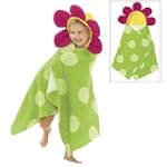 Avon Pretty Flower Bath Beach Towel Girls Hooded