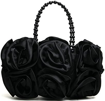 Only You Korea Cosmetic Satin Evening Bag Bridal Bag Bridesmaid Bridesmaid Bag Hot Sale Satin Bag Cosmetic 29 (black)