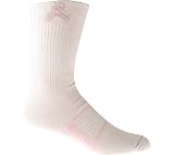 Wrightsock Pink Ribbon Crew Socks