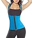 Mansy Women's Slimming Neoprene Vest Hot Sweat Shirt Body Shapers for Weight Loss,XXX-Large,Blue