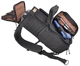 Evac-photo Recon [TM]: Tactical Optics Sling Pack - Black