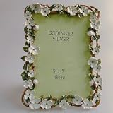 White Floral Frame 5X7