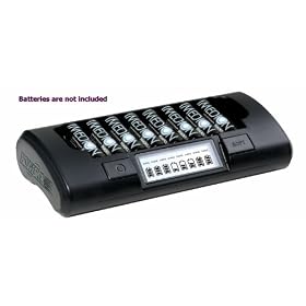 MH-C801D Eight Cell 1-Hr Charger with 8 Independent Charging Circuits