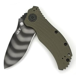 Zero Tolerance ZT0301 Ranger Green Folder Knife with Speed Safe