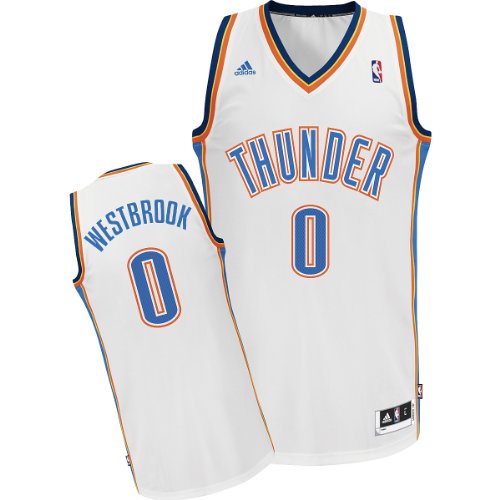 Adidas Oklahoma City Thunder Russell Westbrook Revolution 30 Swingman Home Jersey Medium
