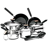 Paula Deen Signature Stainless Steel II 12-Piece Cookware Set