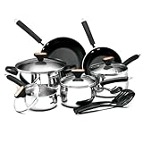 Paula Deen Signature Stainless Steel II 12-Piece Cookware Set