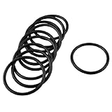 uxcell Oリング　10個入り　外径42mm 　厚さ3mm　ゴムオイルシール　ガスケット　フォークシール