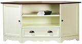 Southport Corner Media Cabinet, 26HX53WX20, IVORY AND OAK