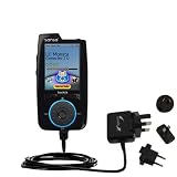 International Wall / AC Charger for the Sandisk Sansa View - Gomadic Brand w/ TipExchange Technology