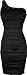 One-Shoulder Beaded Flat Pleated Satin Sheath Dress Cocktail Prom Junior Plus Size
