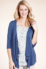 Floral Print Mock Layer Cardigan