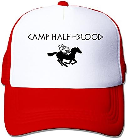 Camp Half Blood Cap Hats Meshback Adjustable Caps 1 Size Red