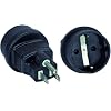Netzadapter, USA Stecker auf Schutzkontakt Buchse (1 x Netzadapter)