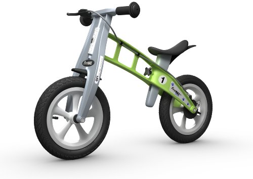 FirstBIKE Street Bike with Brake, Green
