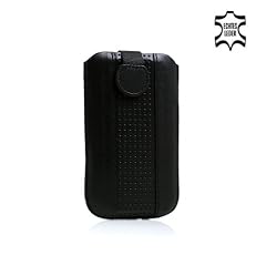 System-S Leder Tasche Etui Sleeve Case H�lle mit R�ckzugfunktion Ausziehhilfe in Schwarz f�r Nokia 2710 Navigator 2720 27303110 3120 classic 3710 5130